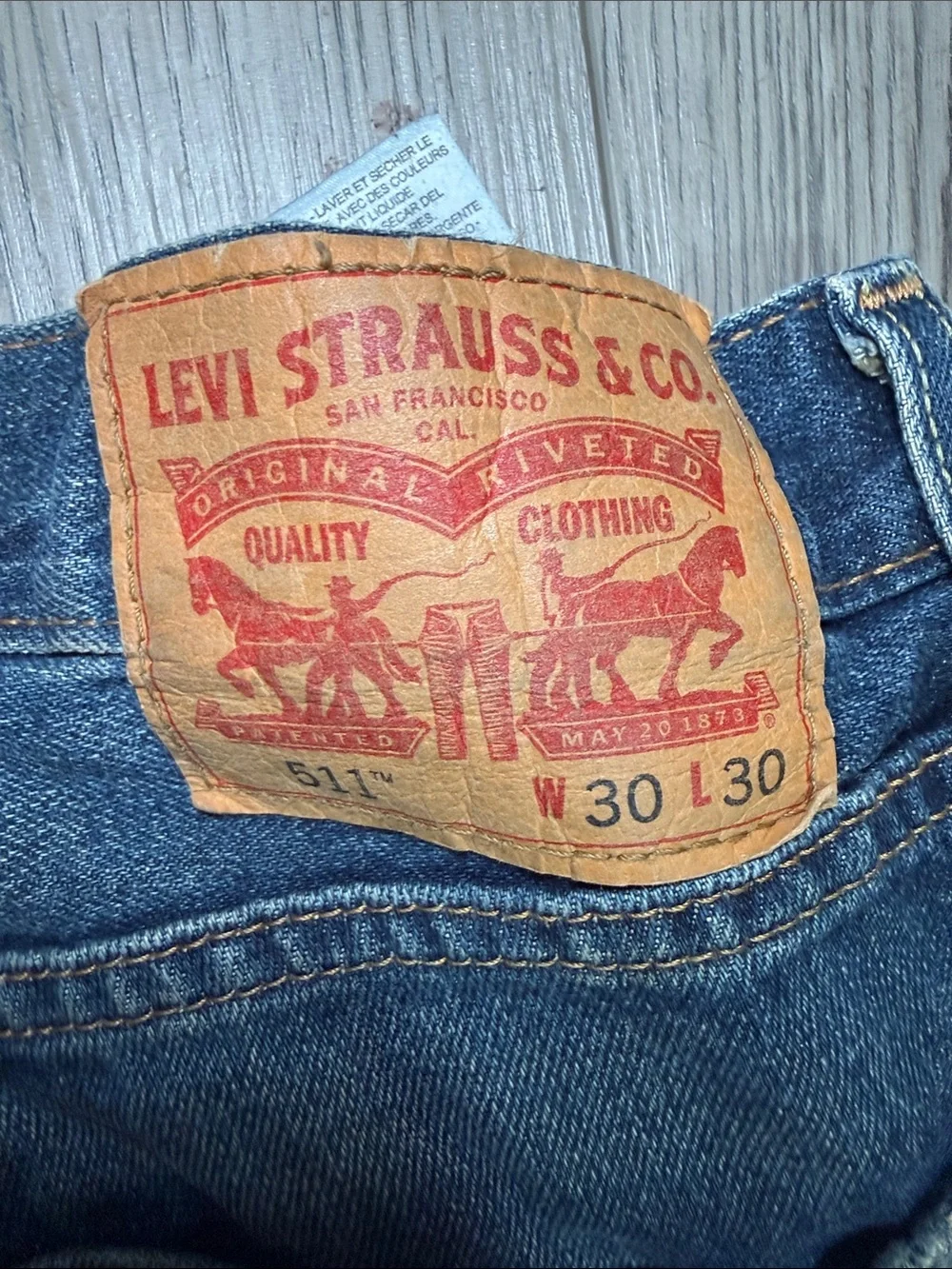 Levi’s 511 Slim Fit Distressed 30x30 Men's Jeans